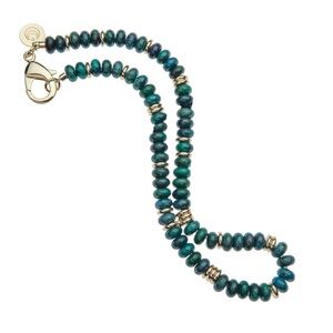 Jane Win Gumdrop Beaded Necklace In Phoenix Turquoise